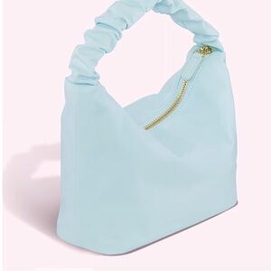 Stoney Clover Lane Light Blue Tote with Scrunch Handle